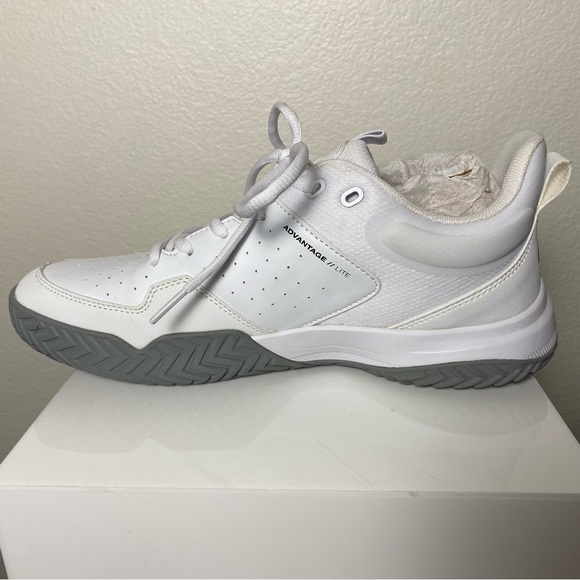 NWOB Prince Men's Advantage Lite 3 Ortholite White Tennis Shoes Size 9.5 - Picture 4 of 11